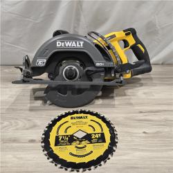 AS-IS DEWALT FLEXVOLT 60V MAX Cordless 7-1/4 in. Wormdrive Style Circular Saw (Tool Only)