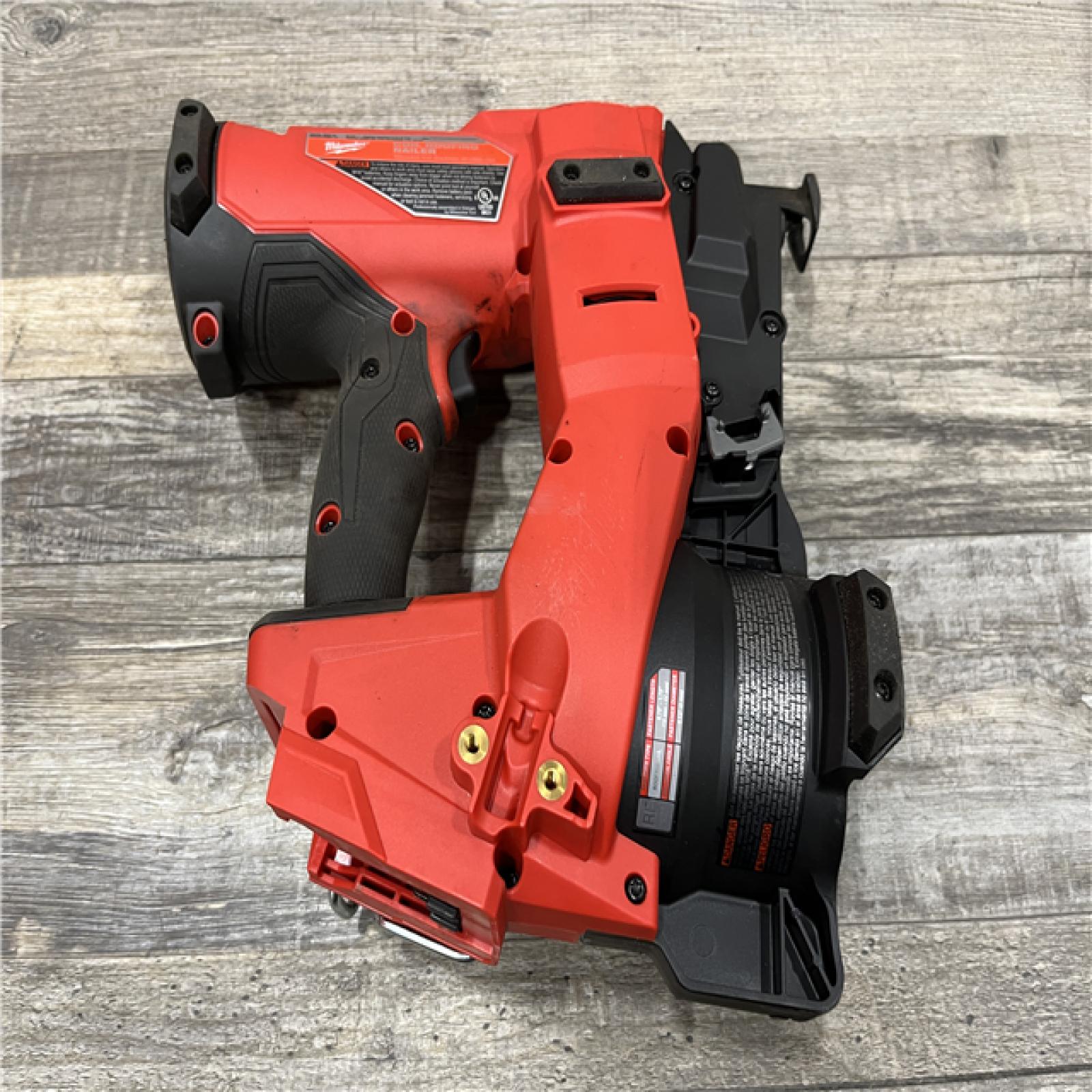 AS-IS Milwaukee FUEL 18-Volt Lithium-Ion Brushless Cordless Coil Roofing Nailer (Tool Only)