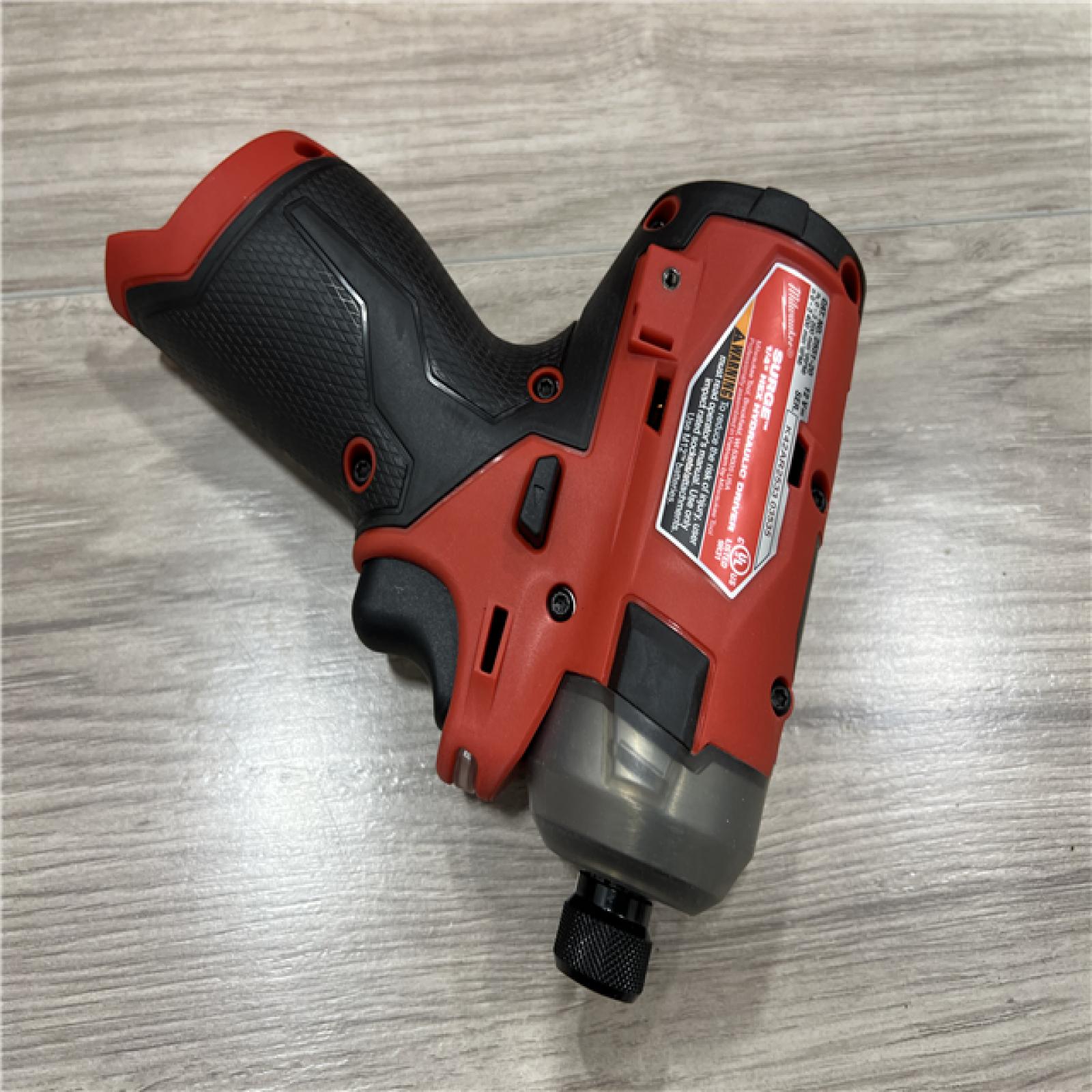 AS-IS Milwaukee FUEL SURGE 12V Lithium-Ion Brushless Cordless 1/4 in. Hex Impact Driver Compact Kit