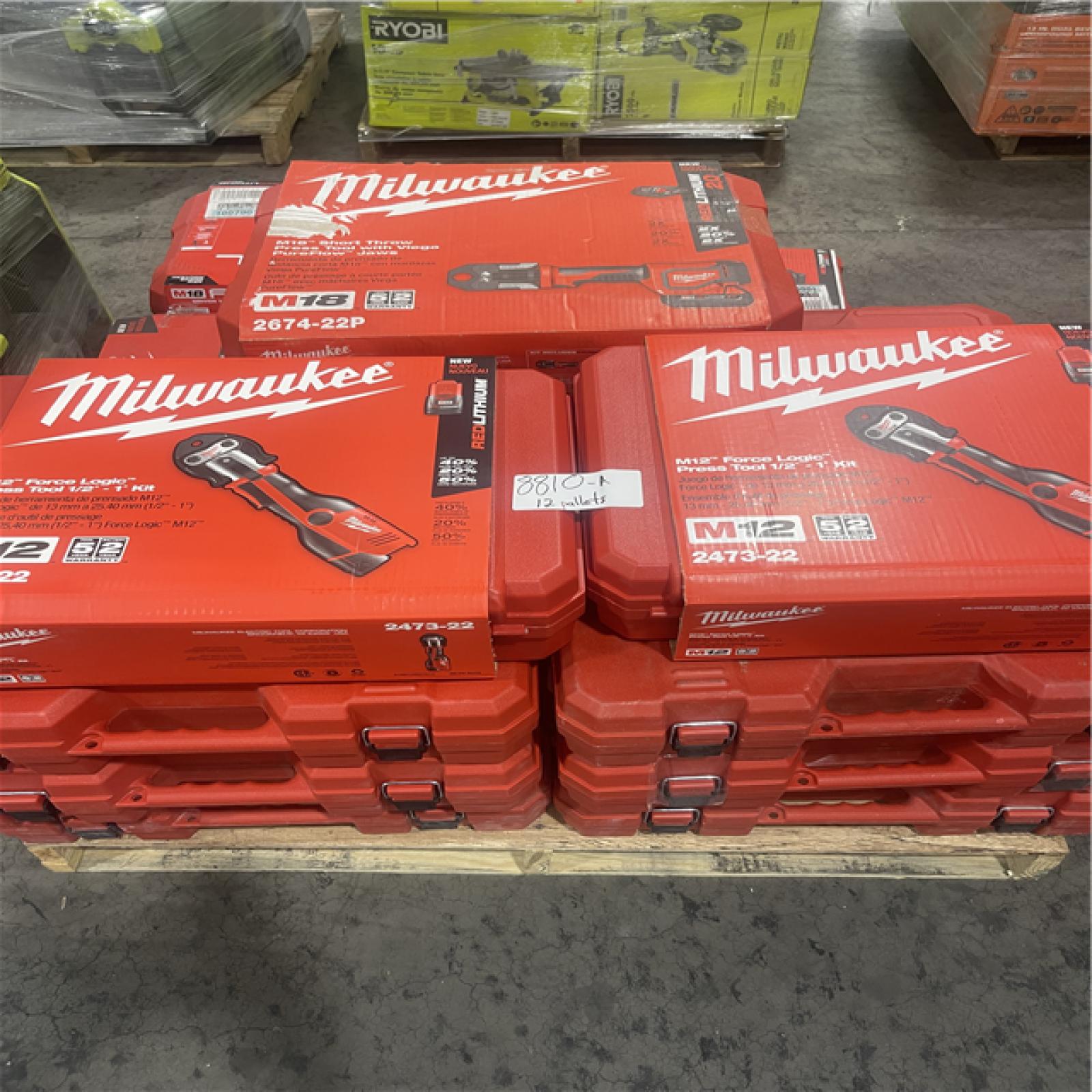 Pittston Location As-Is Power Tools Partial Truckload (12 pallets) 8810-A