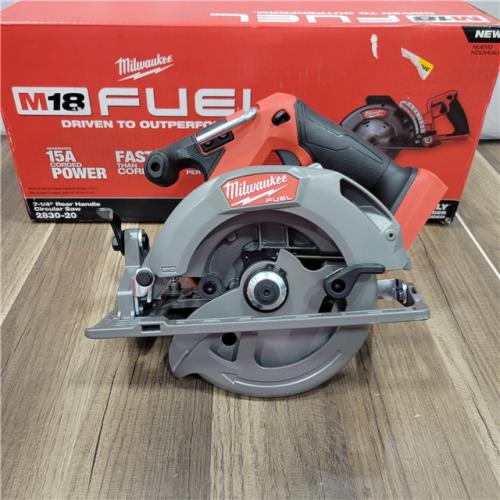 AS-IS Milwaukee 2830-20 Rear Handle Circular Saw M18 FUEL 7-1/4  Cordless Brushless Tool Only
