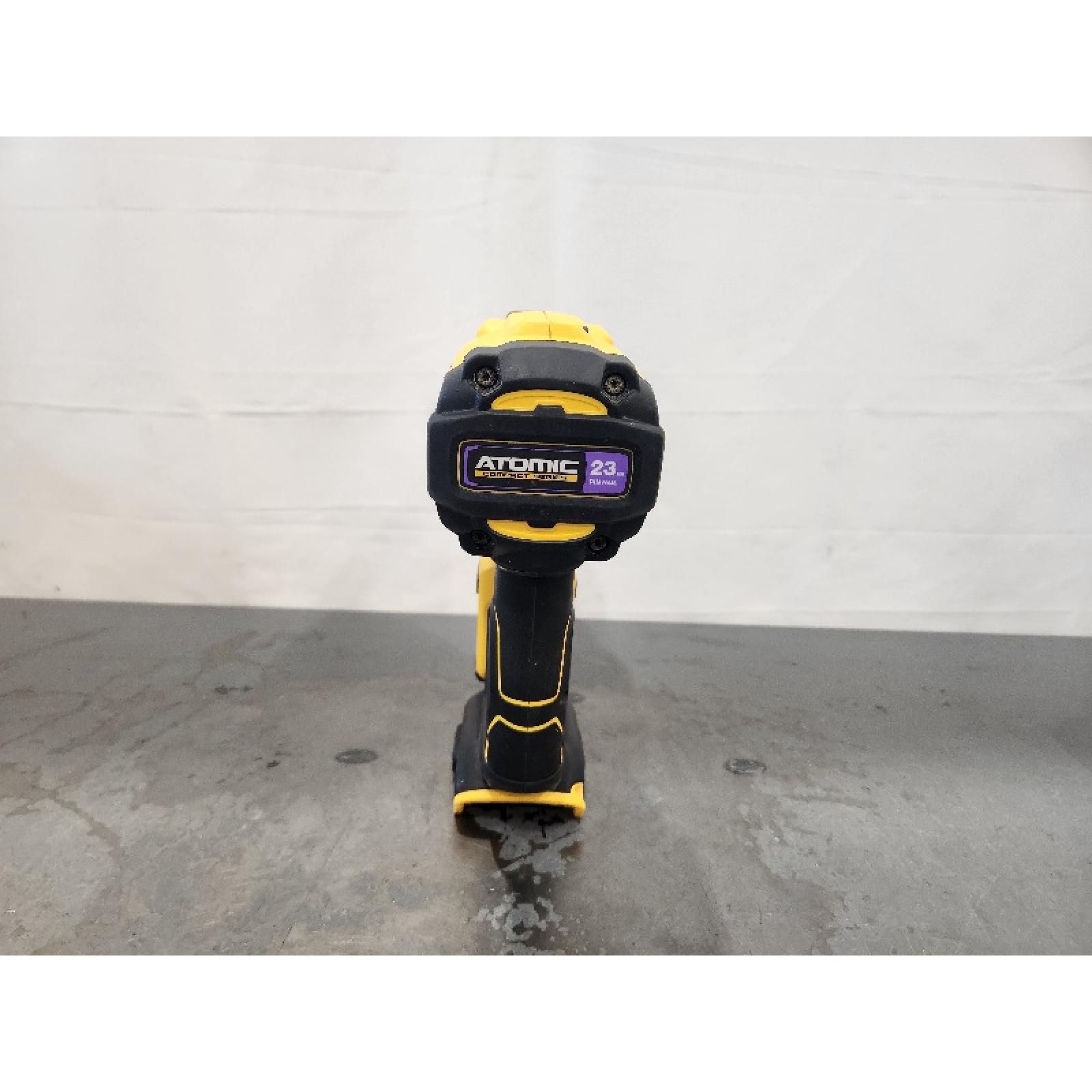 AS-IS- DEWALT ATOMIC 20V MAX Lithium Ion Cordless 23 Gauge Pin Nailer Kit with 2.0Ah Battery and Charger