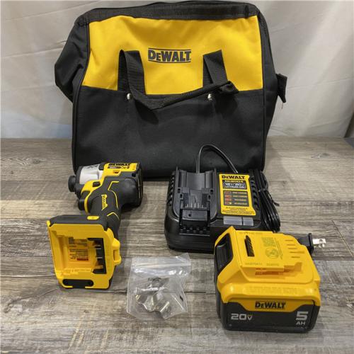AS-IS DEWALT 20-Volt Maximum XR Lithium-Ion Cordless Brushless 1/4 in. 3-Speed Impact Driver Kit
