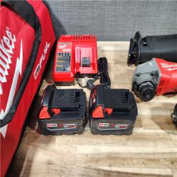 HOUSTON LOCATION - AS-IS Milwaukee FUEL 18V Lithium-Ion Brushless Cordless Combo (4-Tool) Kit