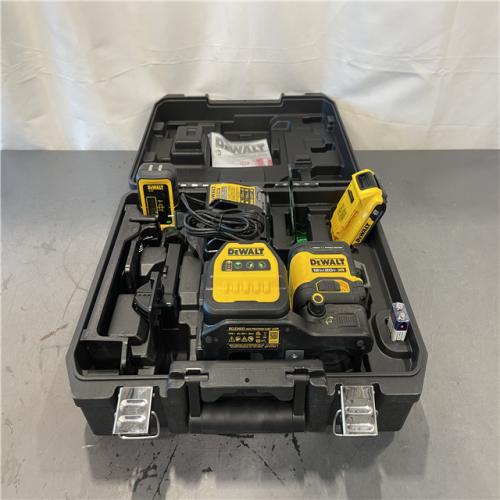 AS-IS - DEWALT 230 ft. Green Self-Leveling 3-Plane Laser Level Kit