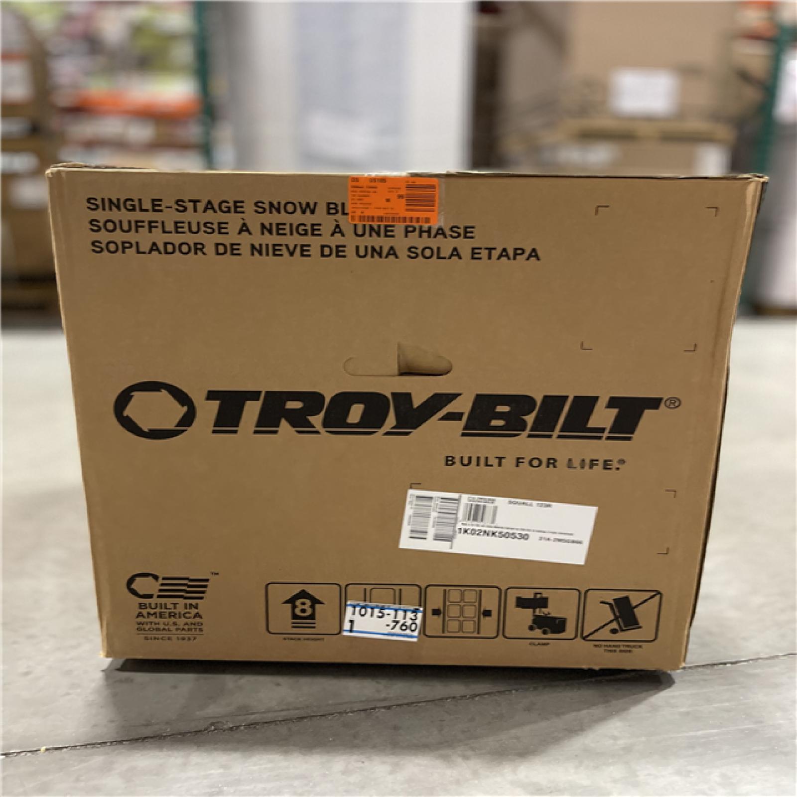 DALLAS LOCATION- NEW!- Troy-Bilt Squall 123R 21 Single-Stage Snow Blower