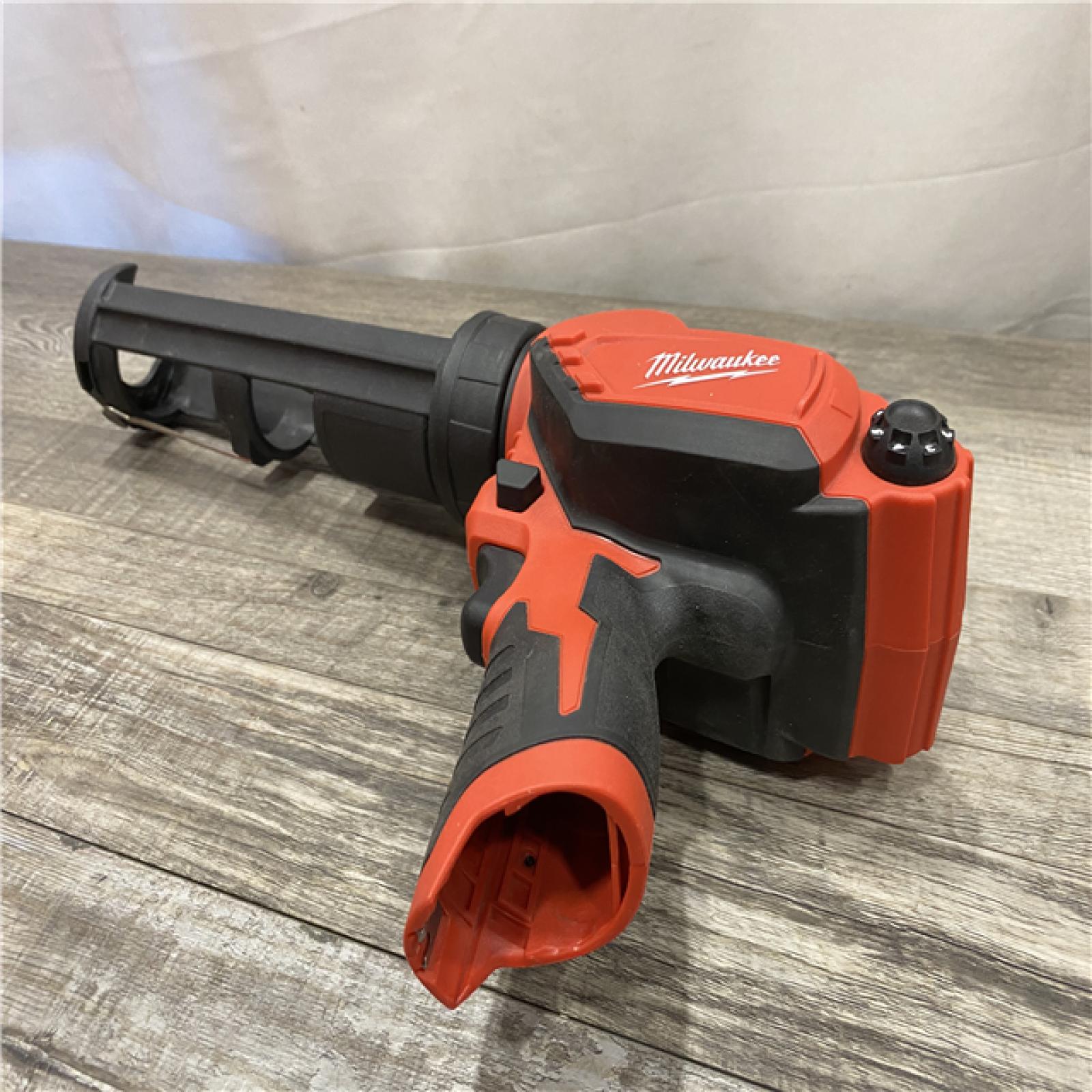 AS-IS Milwaukee 12V Lithium-Ion Cordless 10 oz. Adhesive and Caulk Gun (Tool-Only)