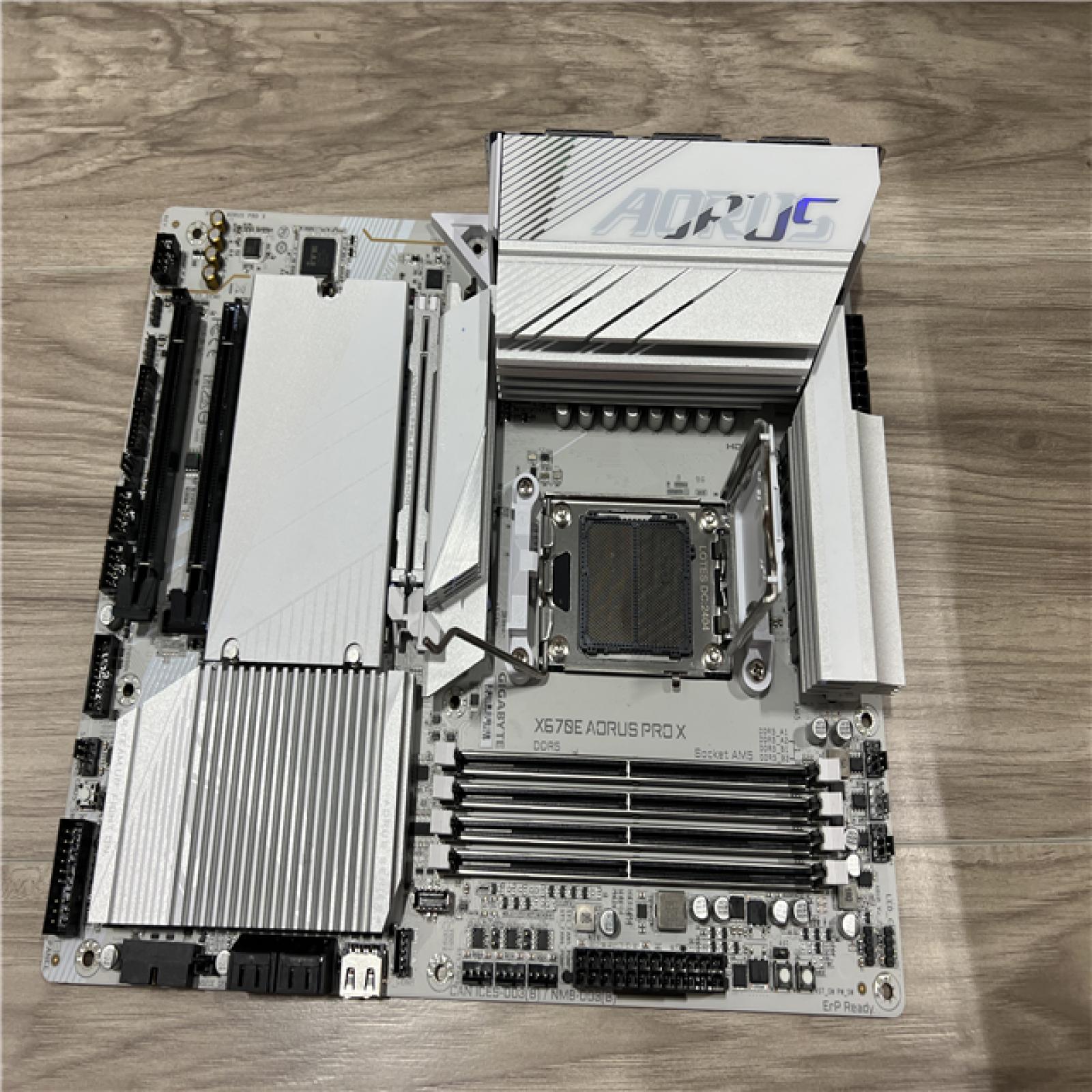 AS-IS GIGABYTE X670E AORUS PRO X AM5 LGA 1718 AMD X670E ATX Motherboard DDR5