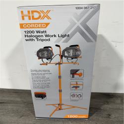 California AS-IS HDX Corded 1200 Watt Halogen Work Light with Tripod