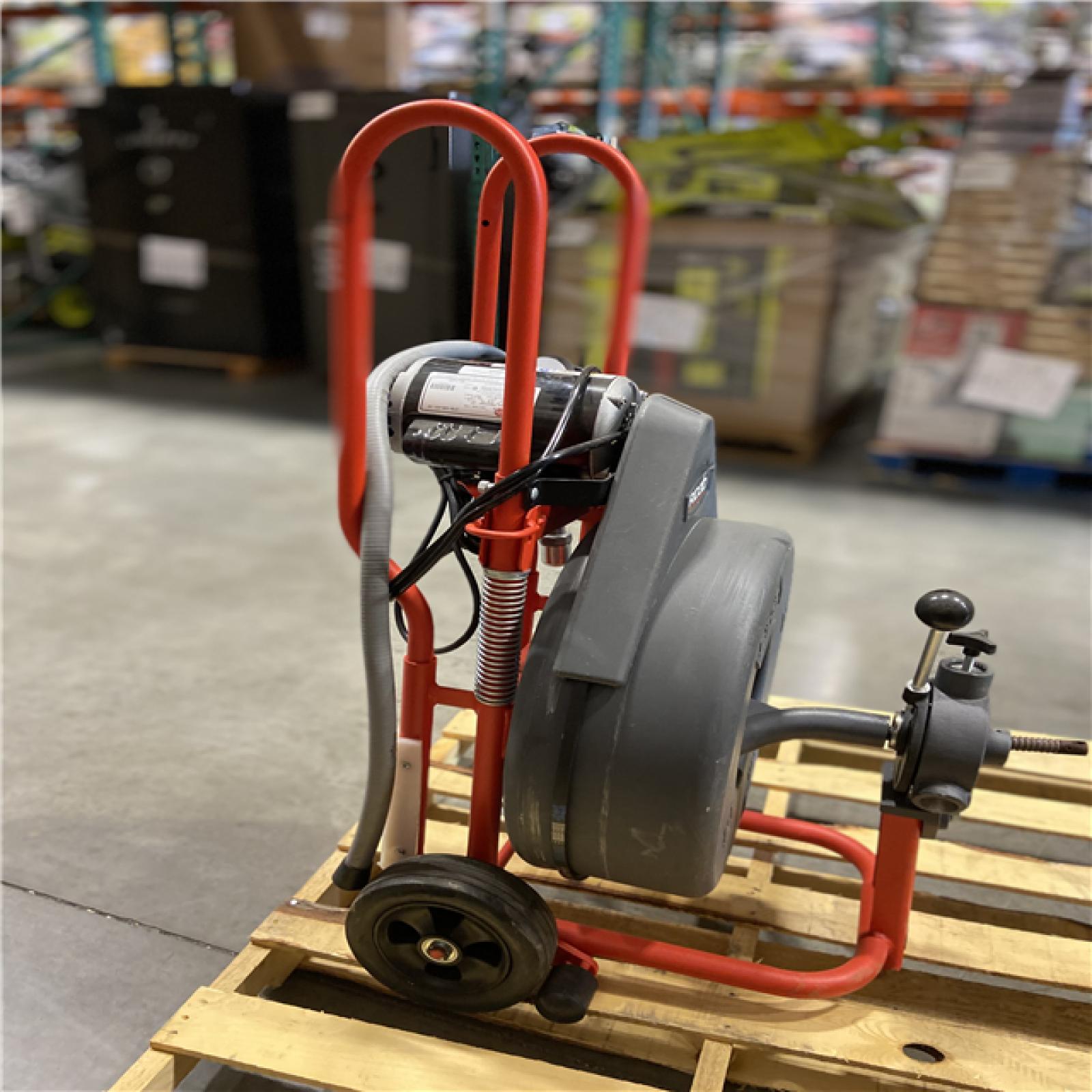 DALLAS LOCATION - RIDGID K-750 Drain Cleaning Snake Auger Drum Machine