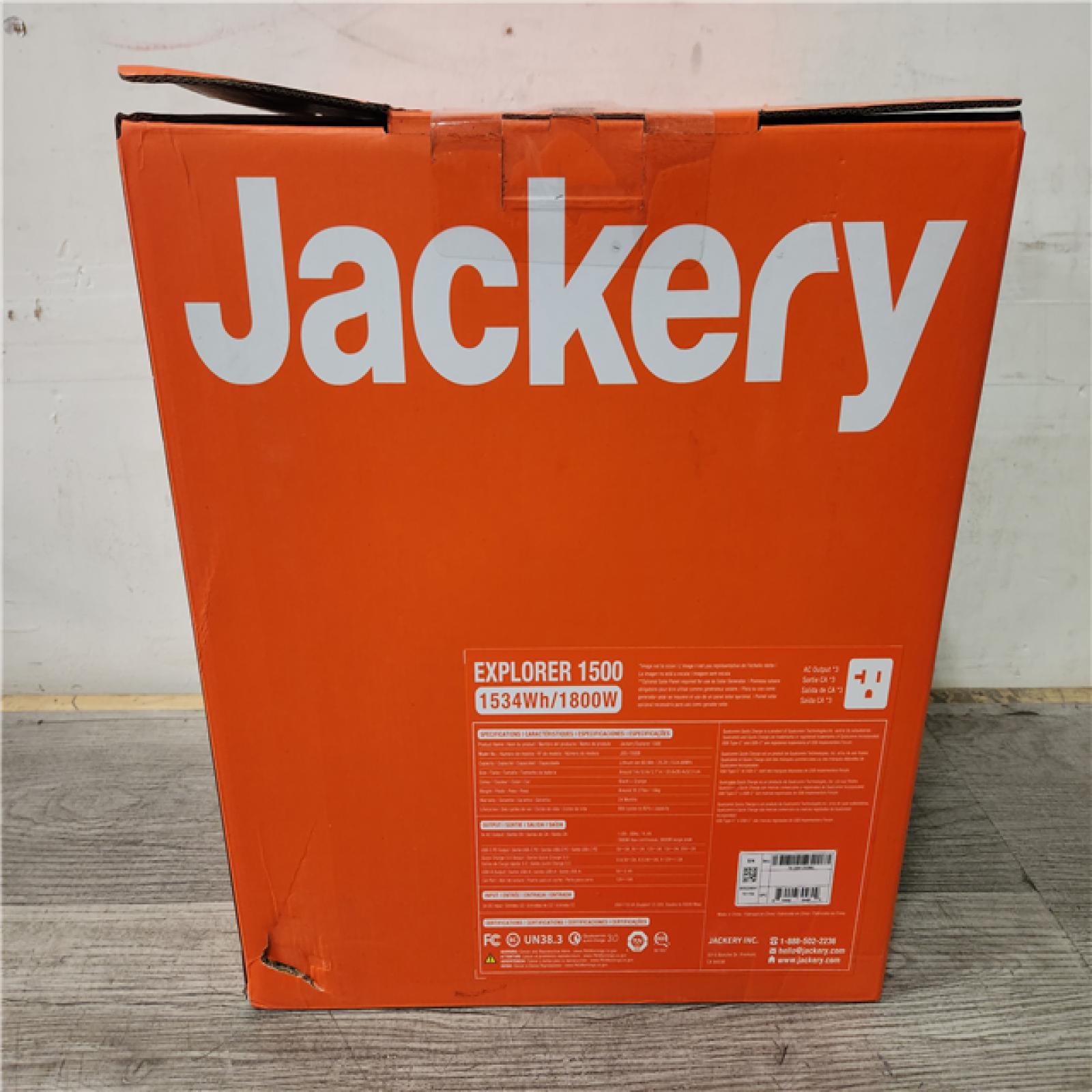 Phoenix Location NEW Jackery Explorer 1500, 1534Wh/1800W Model No. JSG-1500B