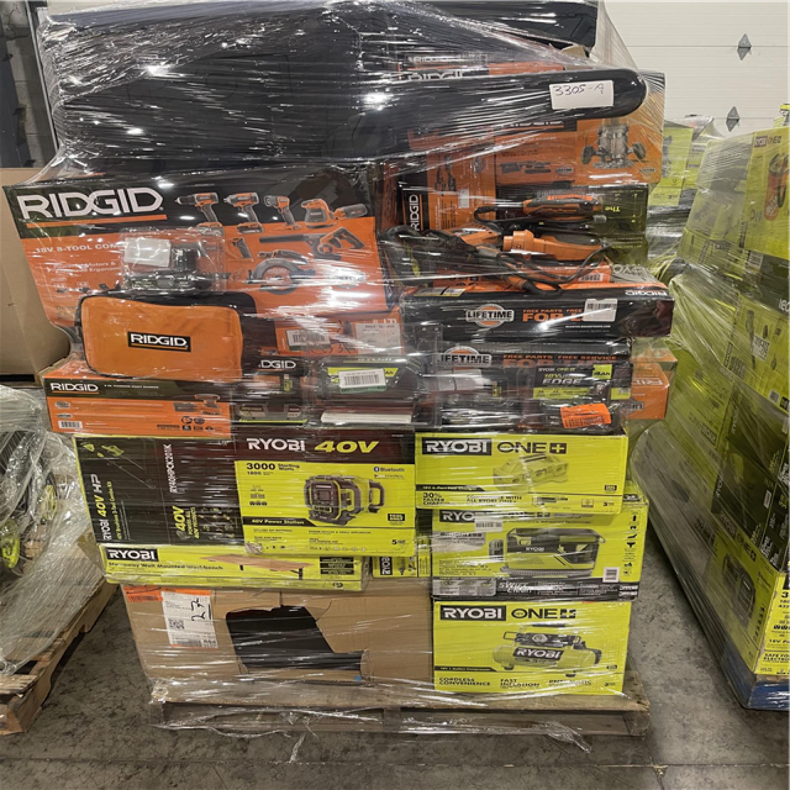 Pittston Location As-Is Power Tools Partial Truckload (14 Pallets) 3305-A