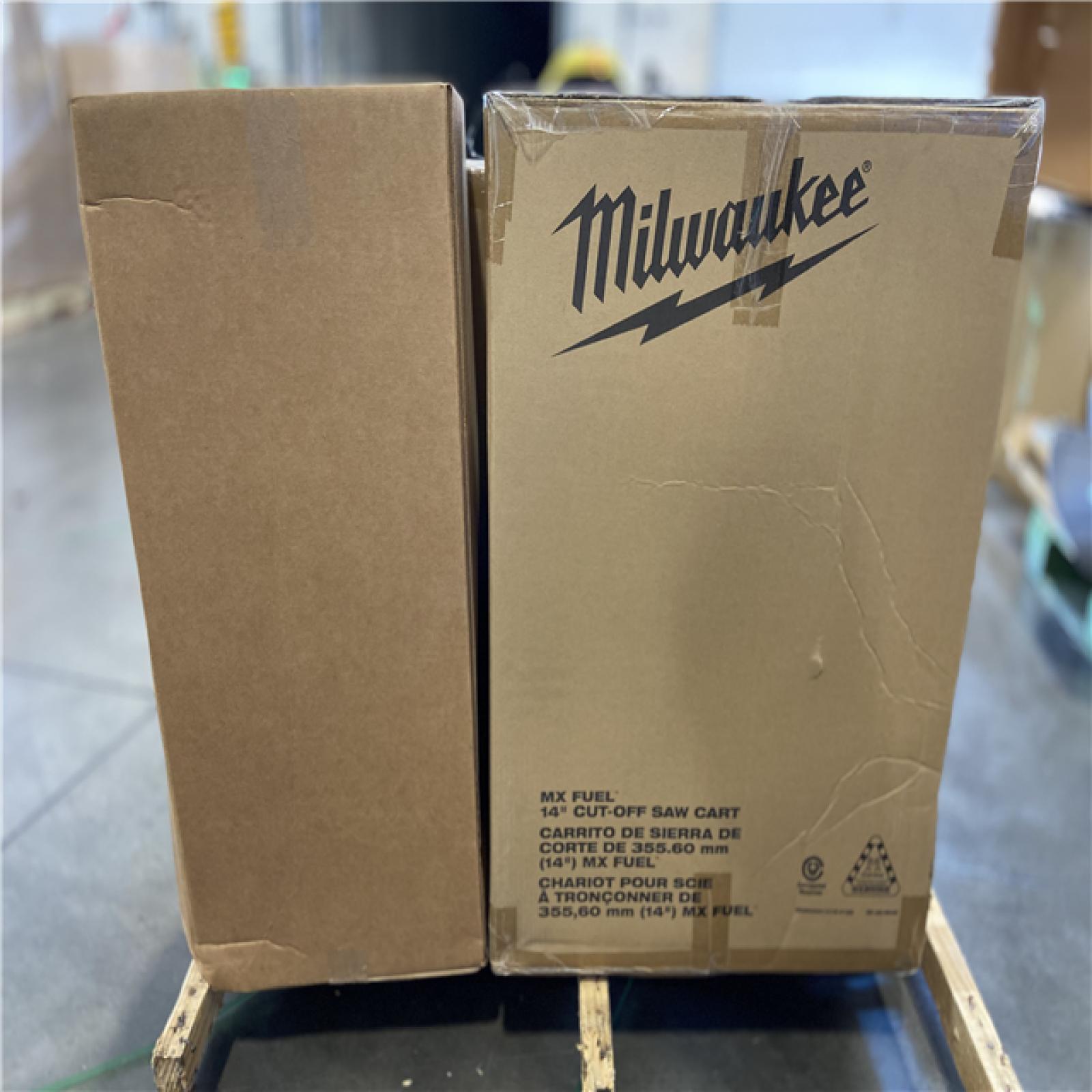 DALLAS LOCATION - Milwaukee MX FUEL Cut-Off Saw Cart Kit