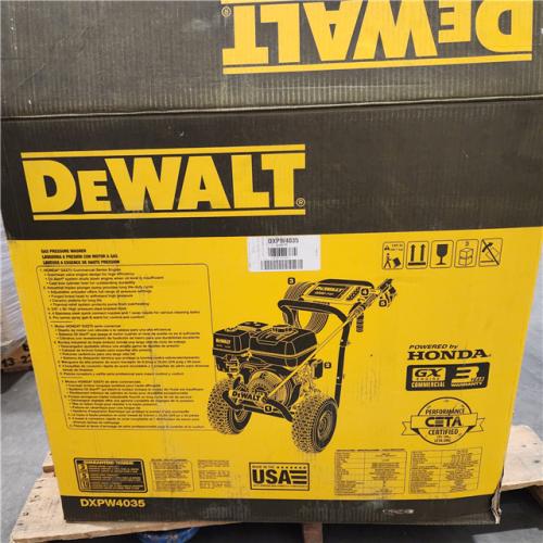 Dallas Location - As-Is DEWALT 4000 PSI 3.5 GPM Gas Pressure Washer-Appears Excellent Condition