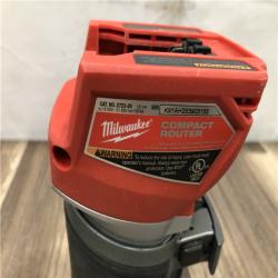 AS-IS Milwaukee FUEL 18V Lithium-Ion Brushless Cordless Compact Router (Tool-Only)