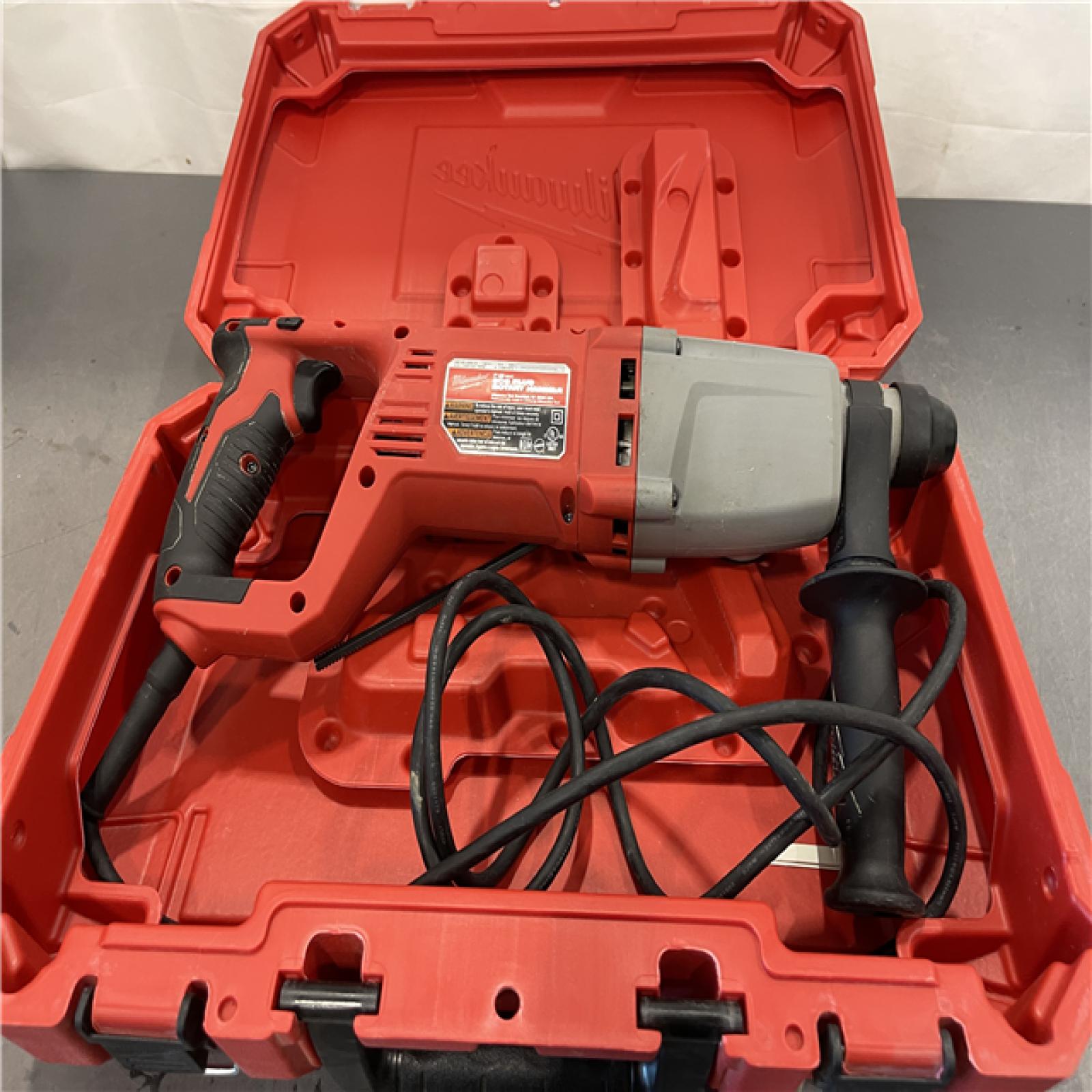 AS-IS - Milwaukee 8 Amp Corded 1 in. SDS D-Handle Rotary Hammer