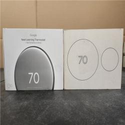 Phoenix AS-IS Google Nest Learning Thermostat (4th Gen) with Nest Temperature Sensor (2nd Gen) 2-Boxes