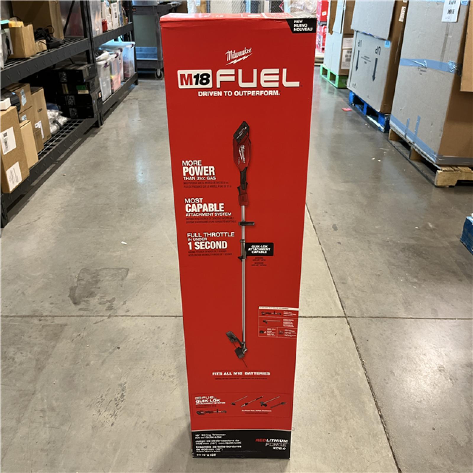NEW - Milwaukee FUEL 18V 16 in. Brushless Cordless Battery Powered String Trimmer Kit