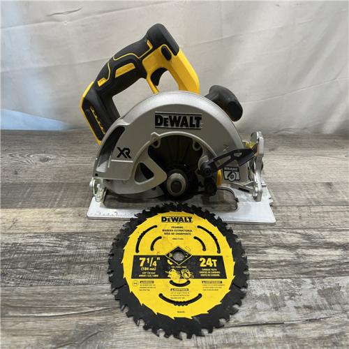 AS-IS DEWALT  20V MAX XR Cordless Brushless Circular Saw (Tool Only)