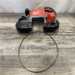 AS-IS Milwaukee FUEL 18V Lithium-Ion Brushless Cordless Deep Cut Band Saw (Tool-Only)