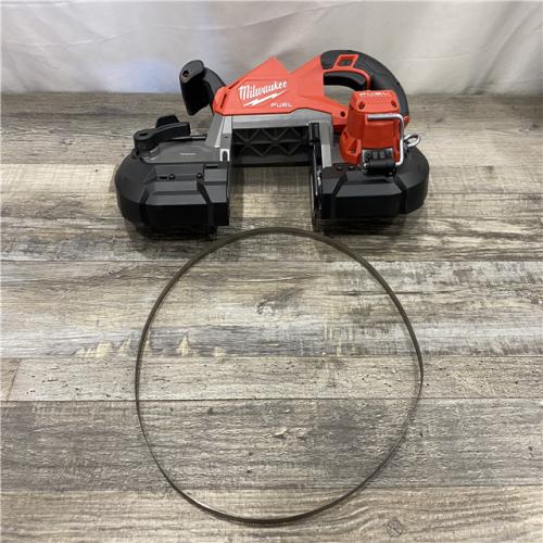 AS-IS Milwaukee FUEL 18V Lithium-Ion Brushless Cordless Deep Cut Band Saw (Tool-Only)