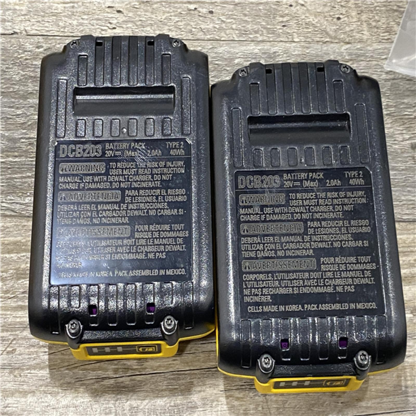 AS-IS DEWALT ATOMIC 20-Volt MAX Lithium-Ion Cordless Combo Kit