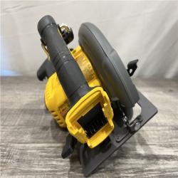 AS-IS DEWALT FLEXVOLT 60V MAX Cordless Brushless 7-1/4 in. Circular Saw with Brake (Tool Only)