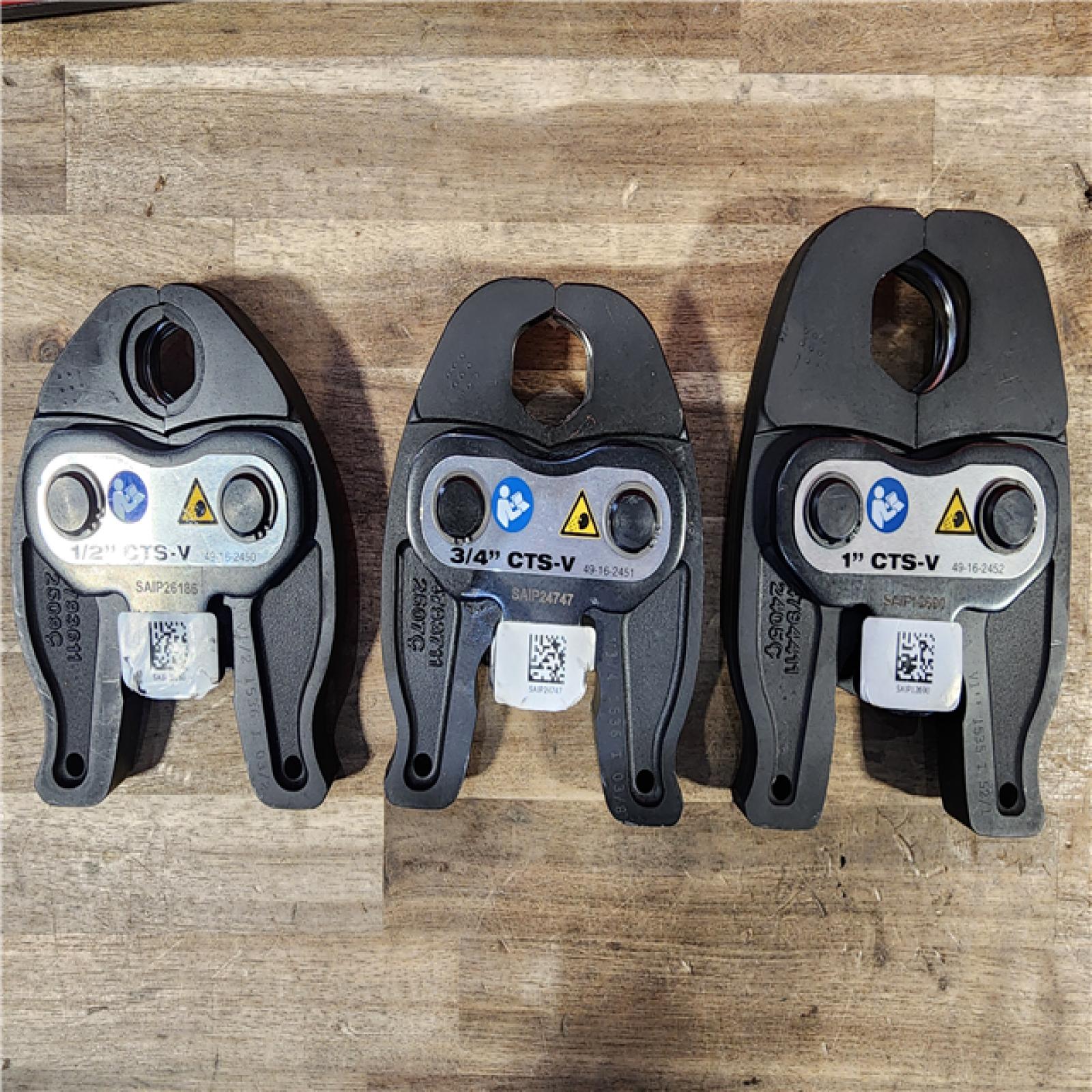 HOUSTON LOCATION - AS-IS MILWAUKEE 12-Volt Lithium-Ion Force Logic Cordless Press Tool Kit (3 Jaws Included) with Two 1.5 Ah Battery and Hard Case