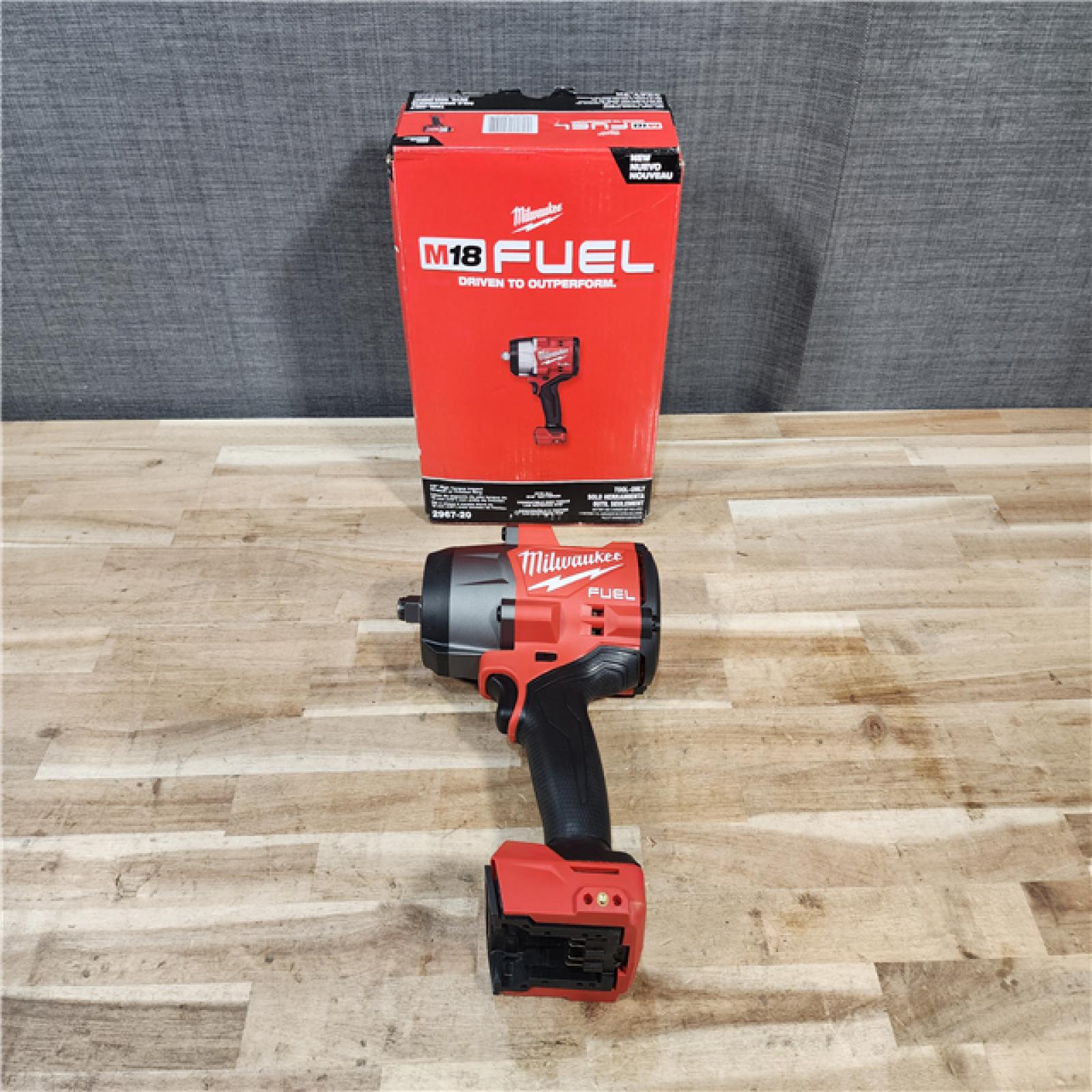HOUSTON LOCATION - AS-IS (APPEARS LIKE NEW) Milwaukee FUEL 18V Lithium-Ion Brushless Cordless 1/2 in. Impact Wrench with Friction Ring (Tool-Only)
