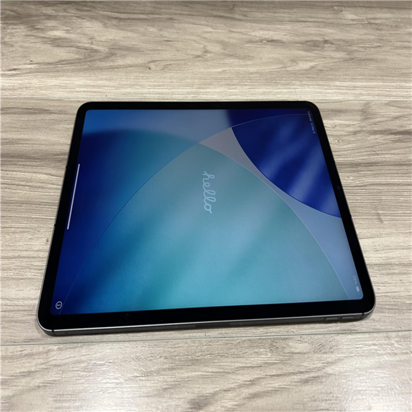 AS-IS Apple - 11-Inch iPad Pro (Latest Model) with Wi-Fi + Cellular - 128GB- Space Gray