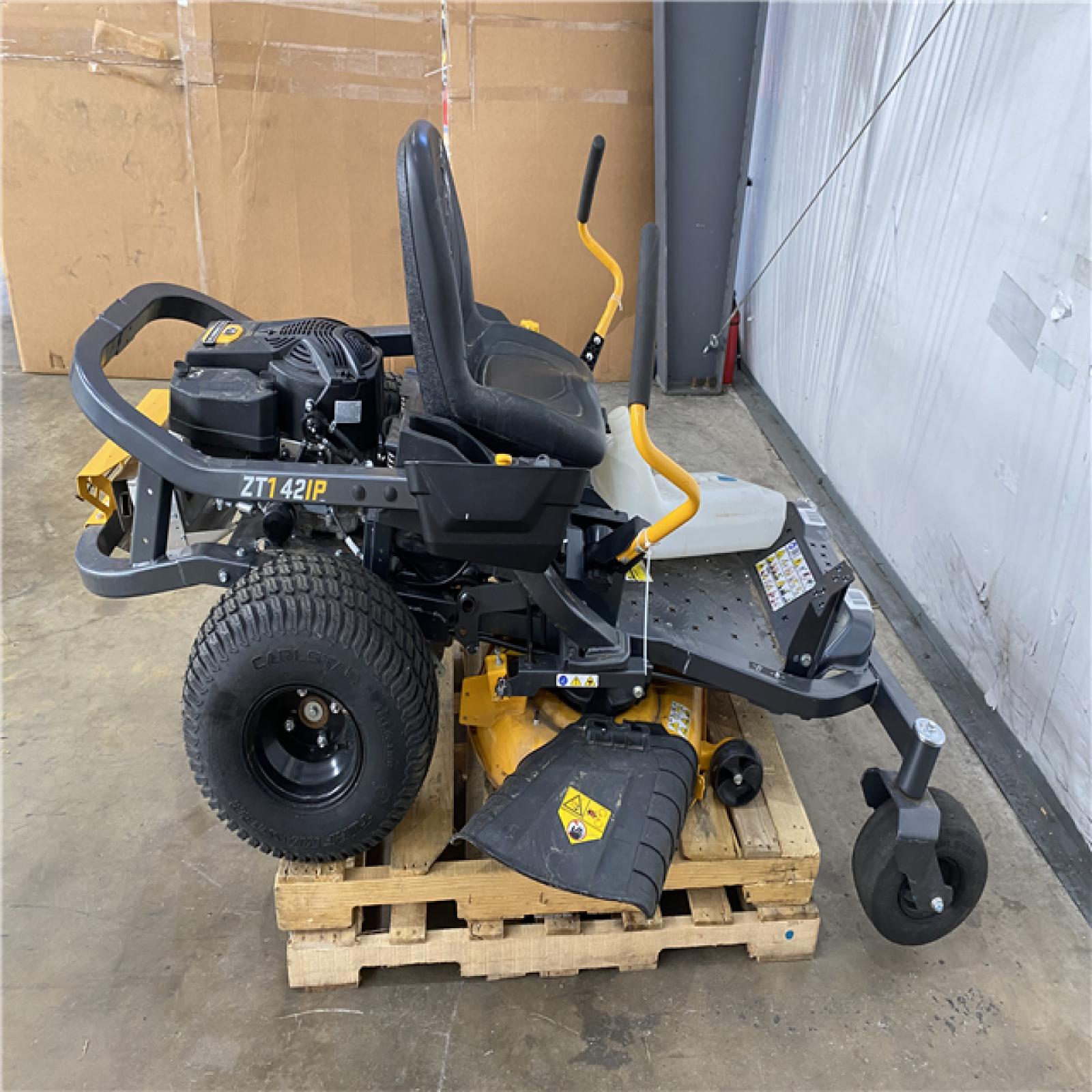 Houston Location AS IS - Cub Cadet ZT1 42P Riding Lawn Mower