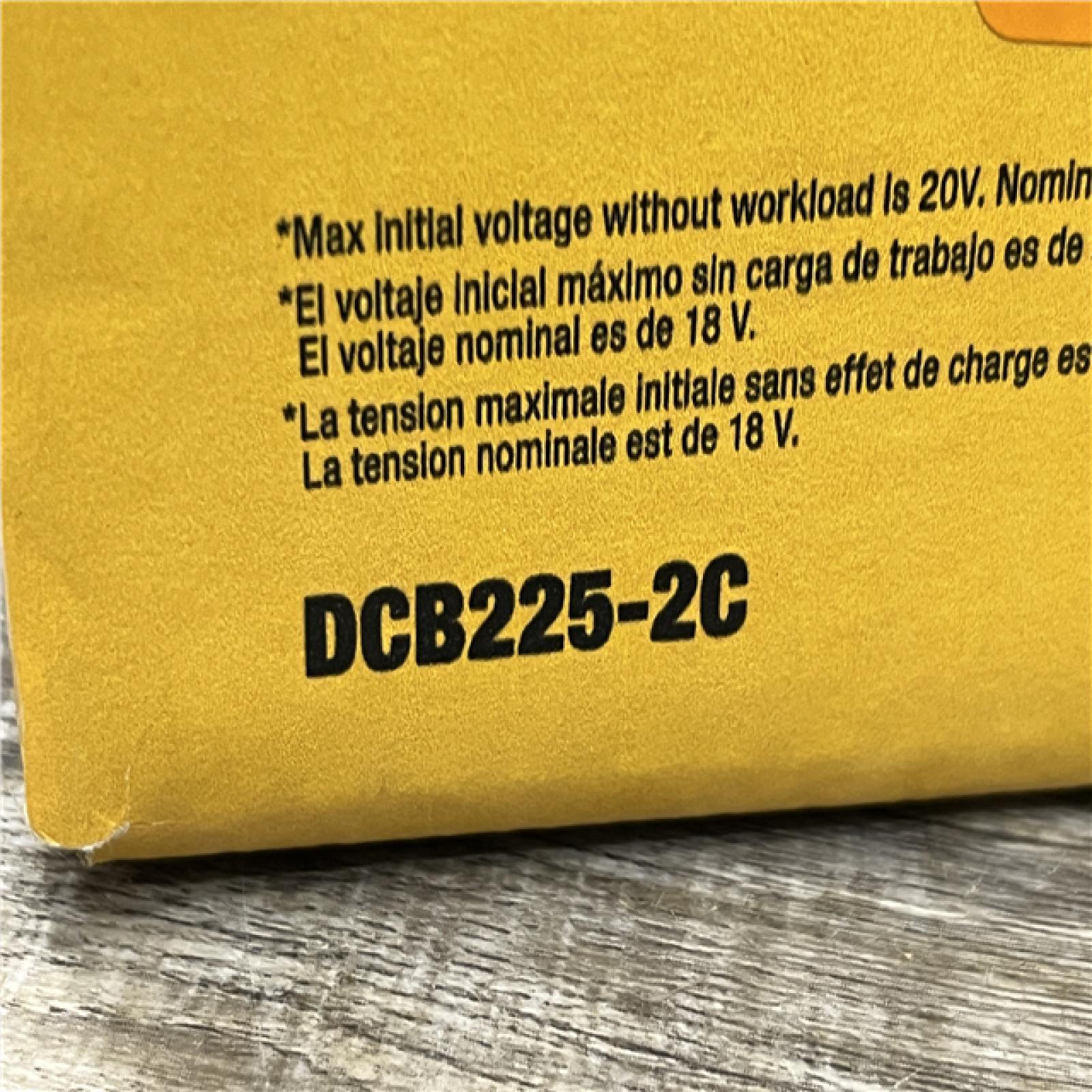 NEW - DEWALT 20V MAX Lithium-Ion Battery Kit with 5.0Ah and 2.0Ah Battery and Charger