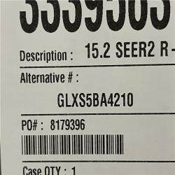 DALLAS LOCATION- Goodman 3.5 Ton 15.2 SEER2 R-32 Air Conditioner Condenser