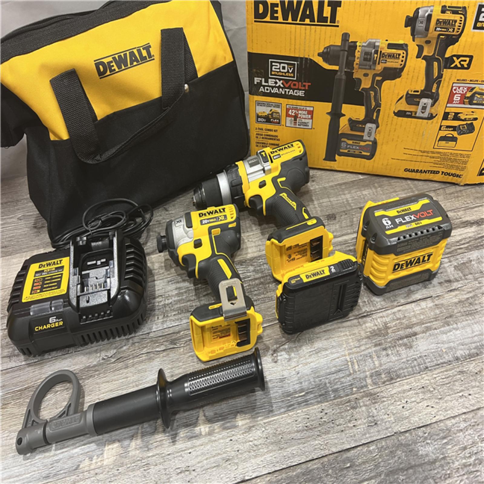 Dewalt flexvolt 2 tool combo kit online