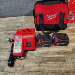 HOUSTON LOCATION - AS-IS Milwaukee 18V Cordless Brushed 2-Tool Drill/Driver and Impact Driver Kit
