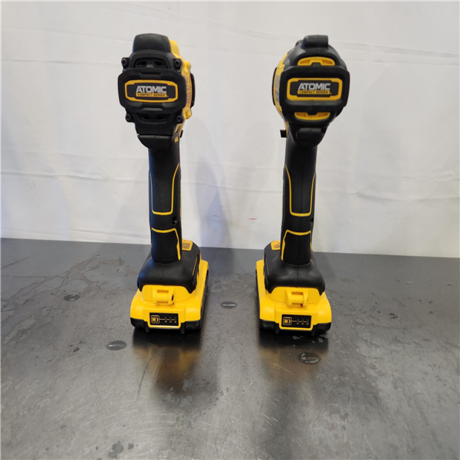 AS-IS- DEWALT ATOMIC 20-Volt MAX Lithium-Ion Cordless Combo Kit