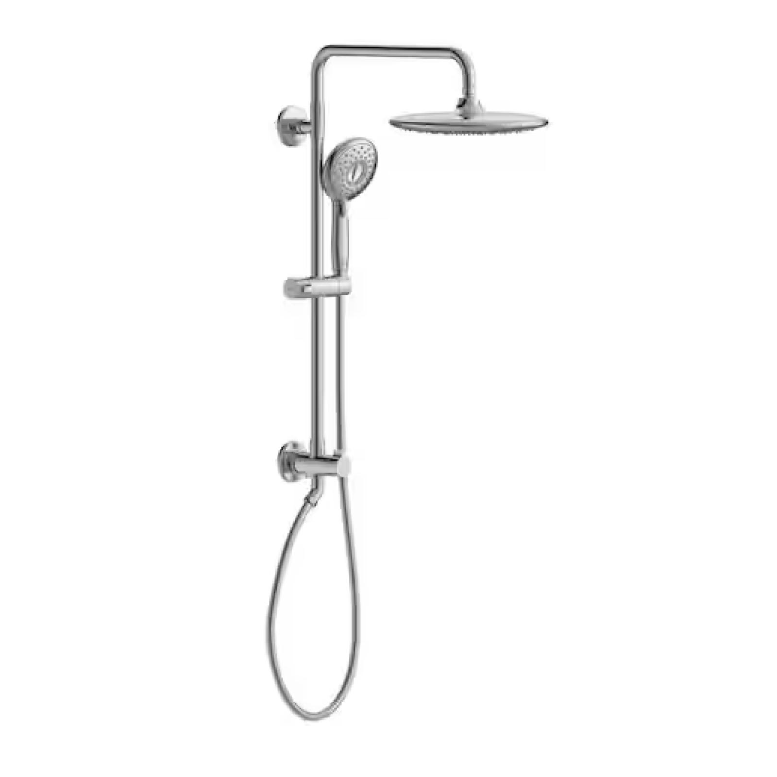 DALLAS LOCATION - NEW! American Standard Spectra Versa 4-Spray Round 24 in. Wall Bar Shower Kit with Hand Shower 1.8 GPM in Brushed Nickel (Lot of 2)