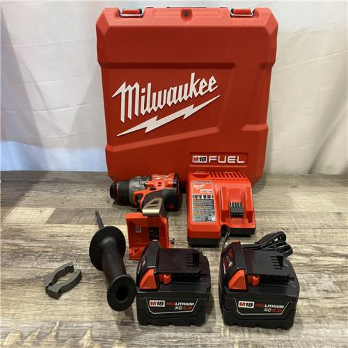 LIKE NEW - Milwaukee FUEL 18V Lithium-Ion Brushless Cordless 1/2 in. Hammer Drill Driver Kit