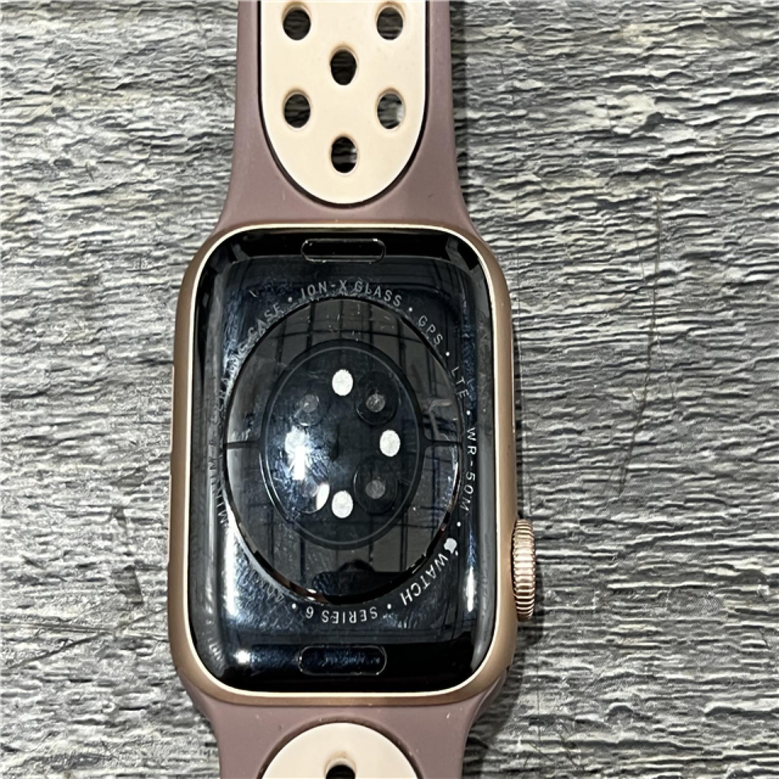 AS-IS Apple Watch Series 6 (GPS + Cellular, 40mm) - Gold Aluminum Case with Lavender - Pink Sports Band