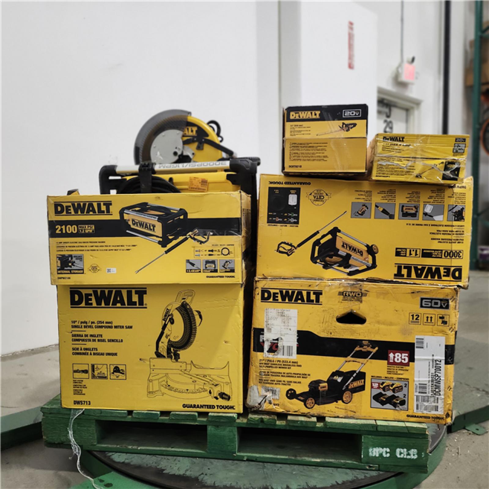 Dallas Location - As-Is DEWALT Tool Pallet