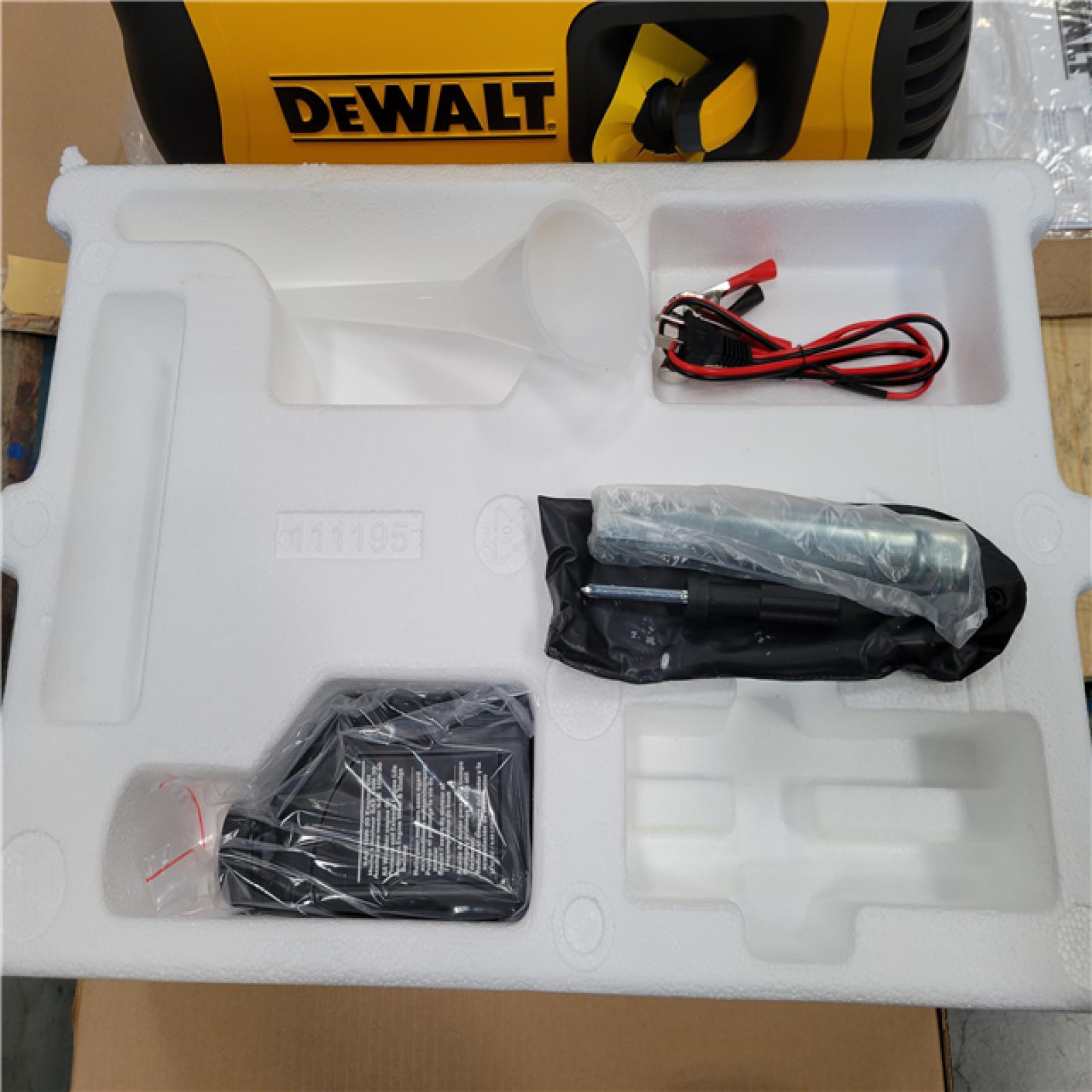 CALIFORNIA AS-IS DEWALT DXGNI 2500 GENERATOR