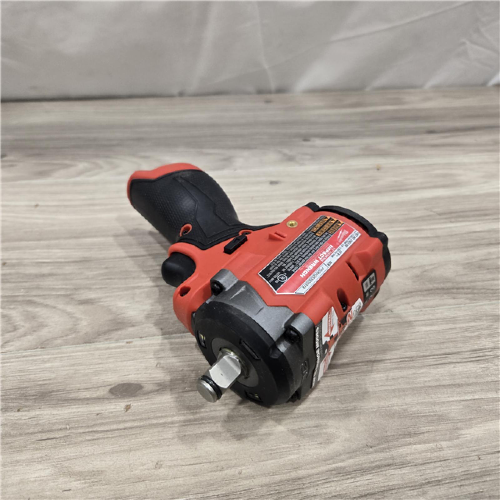 AS-IS Milwaukee M12 FUEL 12V Cordless Stubby 1/2 in. Impact Wrench (Tool-Only)