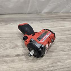 AS-IS Milwaukee M12 FUEL 12V Cordless Stubby 1/2 in. Impact Wrench (Tool-Only)