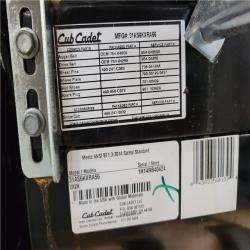 CALIFORNIA AS-IS CUB CADET SNOW REMOVER