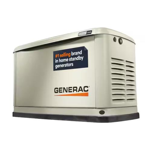 DALLAS LOCATION- NEW!- Generac 10 000 Watt - Dual Fuel Air- Cooled Whole House Home Standby Generator  Smart Home Monitoring