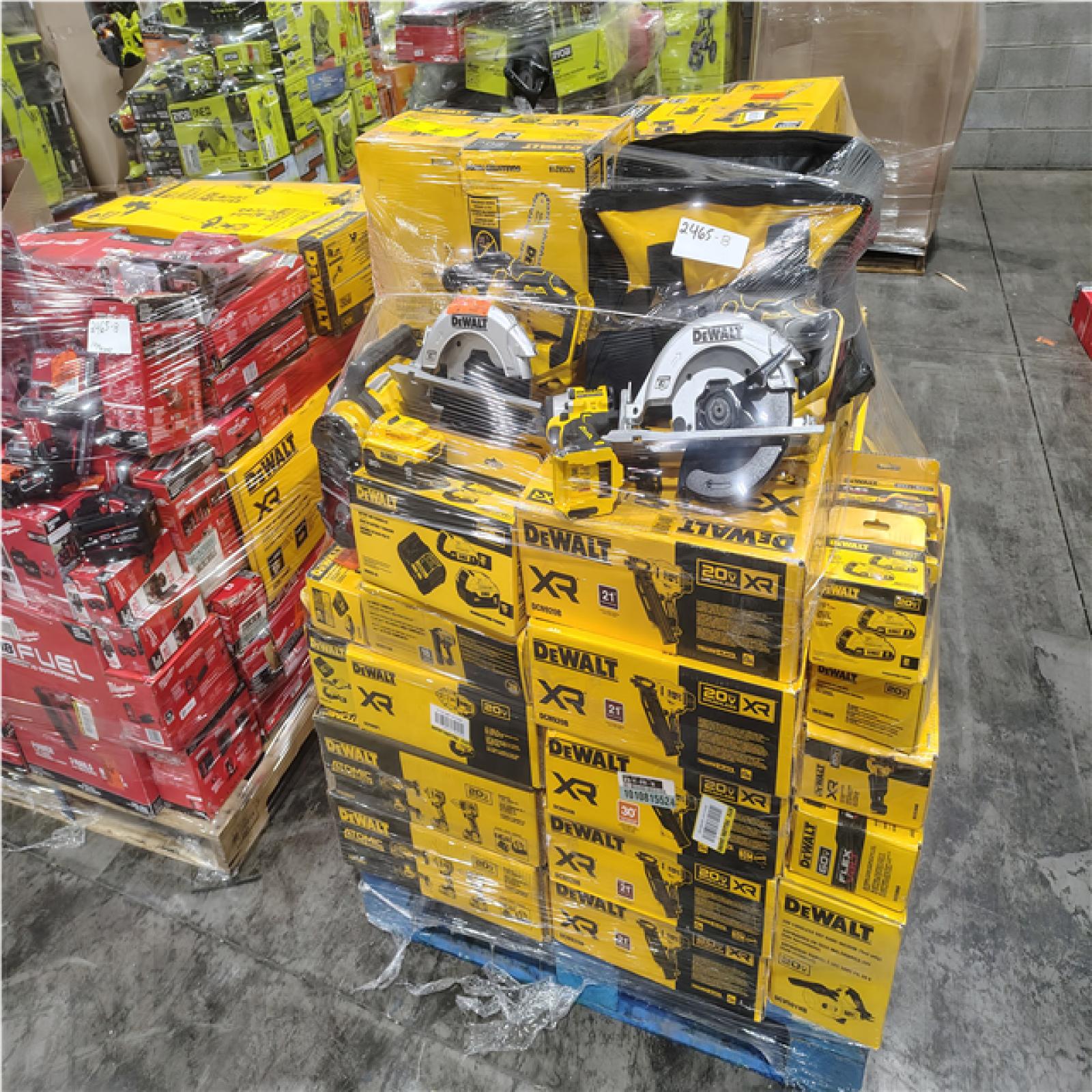 Pittston Location As-Is Power Tools Partial Truckload (10 Pallets) 2465-B