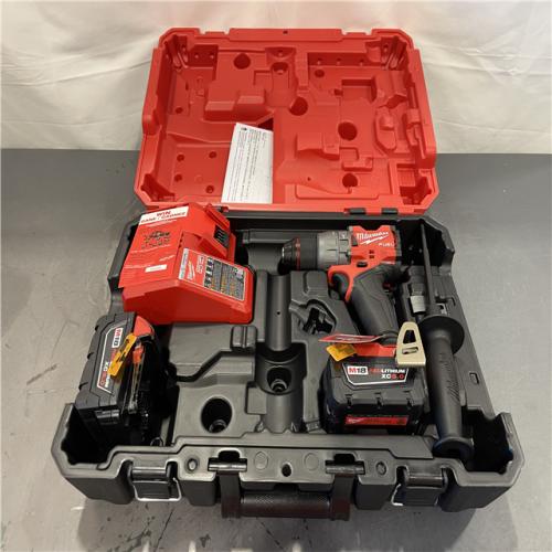 AS-IS - Milwaukee M18 FUEL 18V Lithium-Ion Brushless Cordless 1/2 in. Hammer Drill Driver Kit