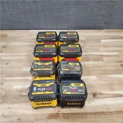 HOUSTON LOCATION - AS-IS DEWALT BATTERY PACK QTY - 8