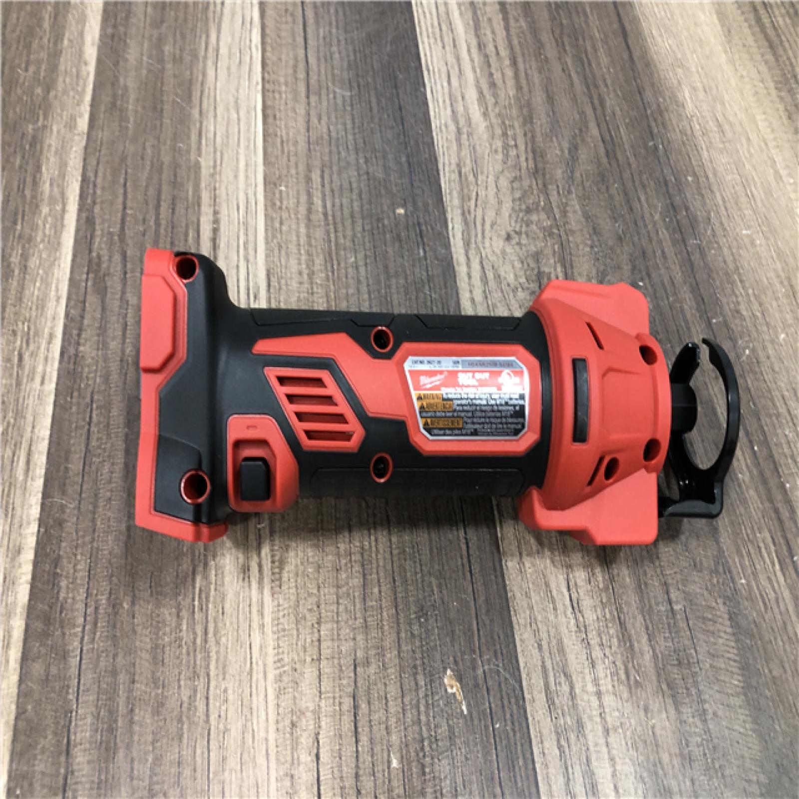AS-IS Milwaukee 18V Lithium-Ion Cordless Drywall Cut Out Rotary Tool (Tool-Only)