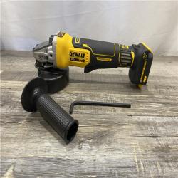 AS-IS DEWALT 20V XR Cordless 4-1/2. in. to 5 in. Variable Speed Angle Grinder (Tool Only)